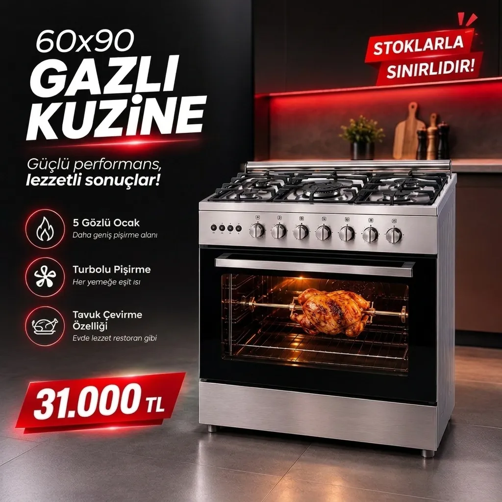 Kıbrıs Gazlı Kuzine Ocak Kıbrıs Gazlı Kuzine Ocak