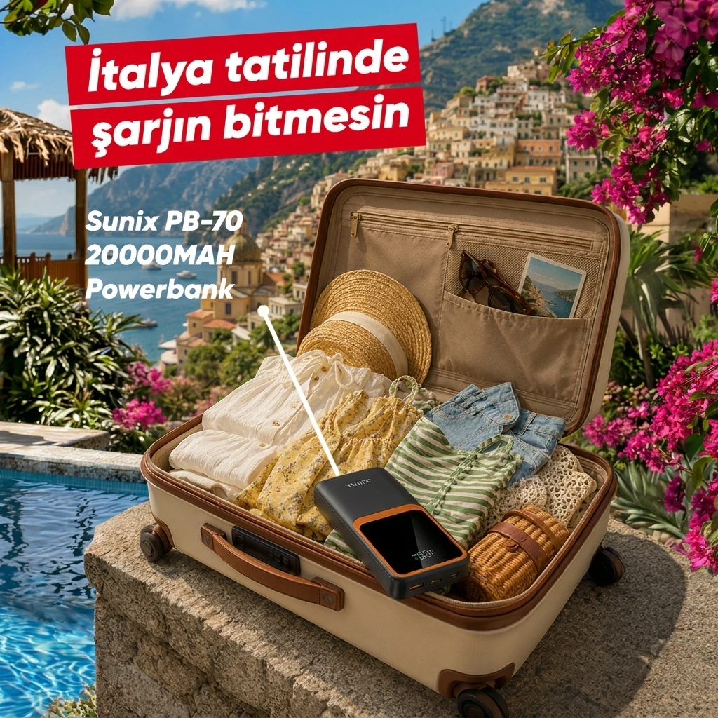 Kıbrıs Sunix Powerbank 20000 mah Kıbrıs Sunix Powerbank 20000 mah