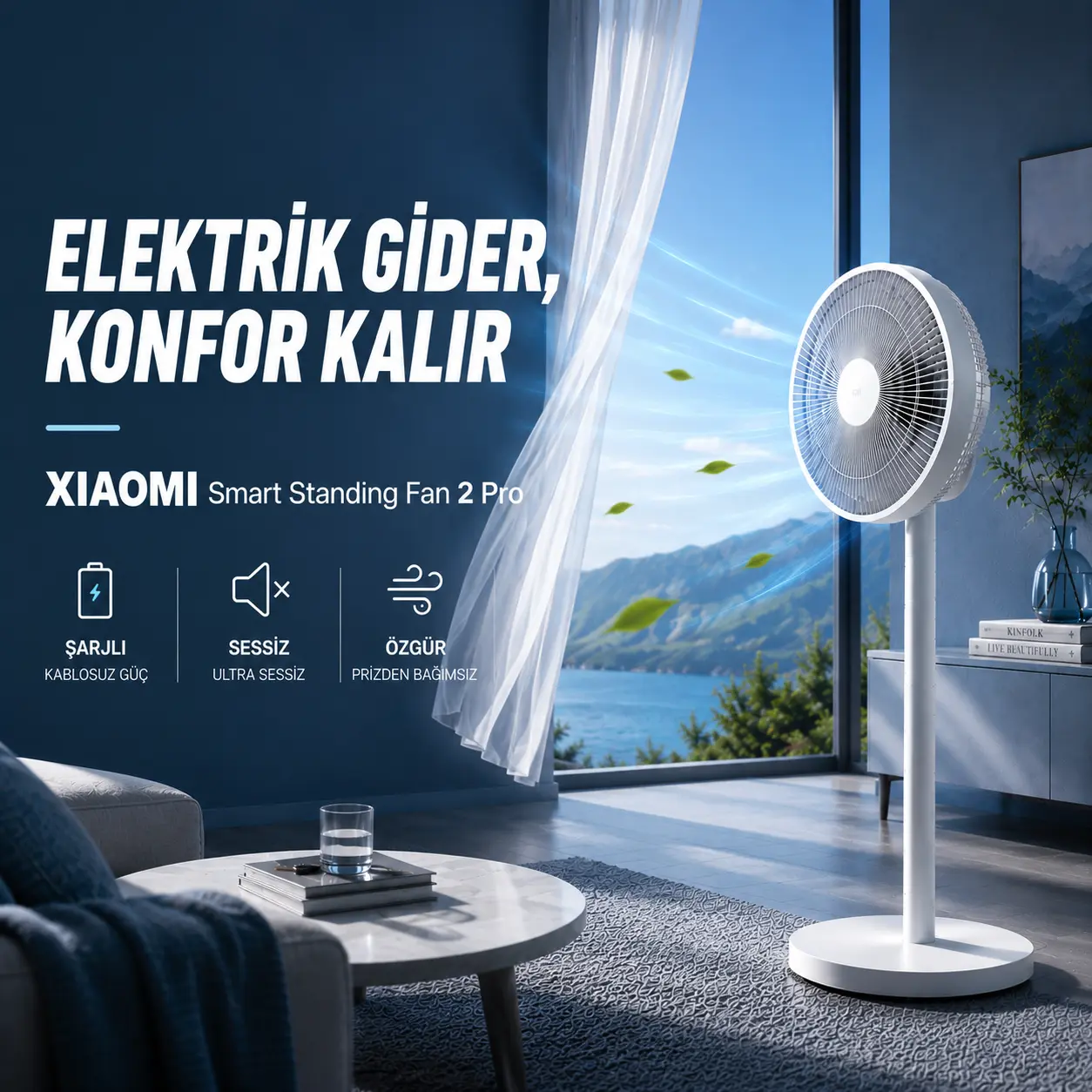 Kıbrıs Xiaomi Standing Fan Pro Kıbrıs Xiaomi Standing Fan Pro